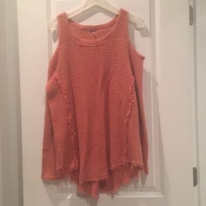 Free People Open Shoulder Sweater